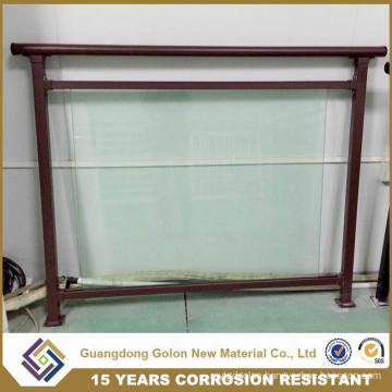 Metal Balcony Glass Railing